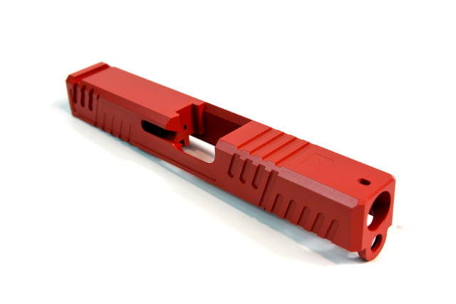 Gun Cuts Shift Slide for Glock 19 No Optic Cut USMC Red - Gun Cuts