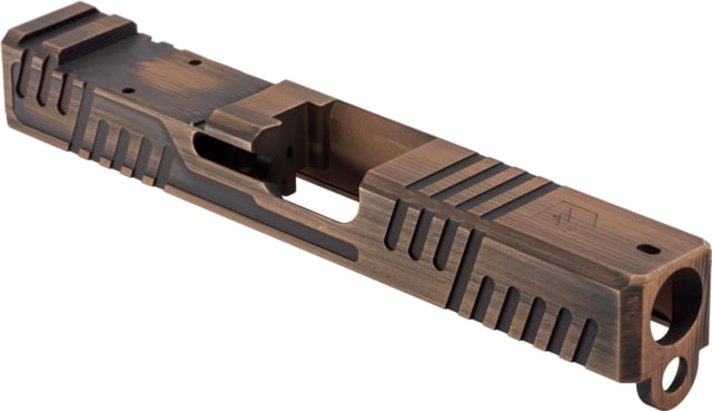 Gun Cuts Shift Slide for Glock 19 Optic Cut Battleworn Copper - Gun Cuts