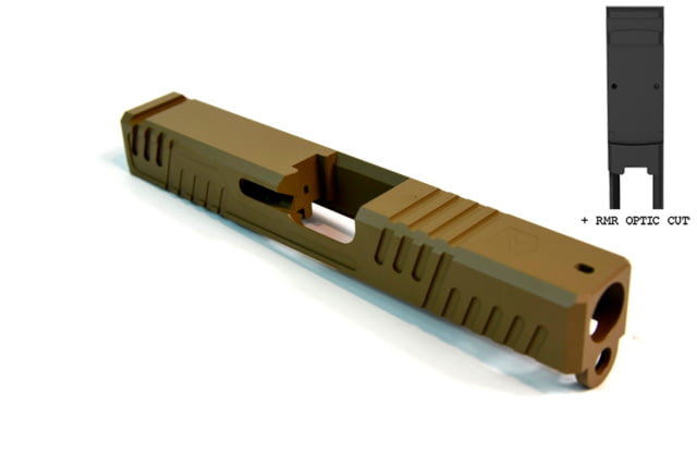Gun Cuts Shift Slide for Glock 19 Optic Cut Coyote Tan - Gun Cuts