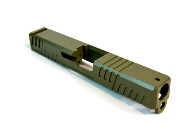 Gun Cuts Shift Slide for Glock 19 Optic Cut Noveske Bazooka Green - Gun Cuts