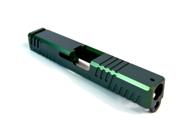 Gun Cuts Shift Slide for Glock 19 Optic Cut Radioactive Green - Gun Cuts