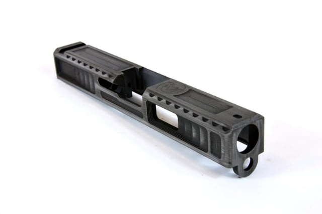 Gun Cuts Viper Slide for Glock 19 No Optic Cut Battleworn Silver - Gun Cuts
