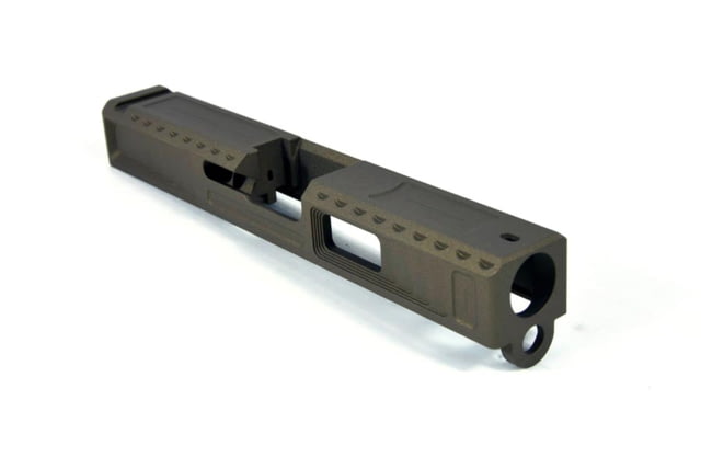 Gun Cuts Viper Slide for Glock 19 No Optic Cut Burnt Bronze - Gun Cuts