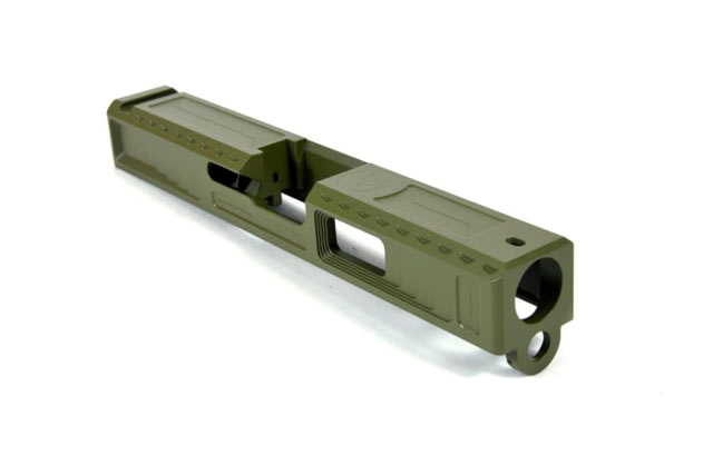 Gun Cuts Viper Slide for Glock 19 No Optic Cut Noveske Bazooka Green - Gun Cuts