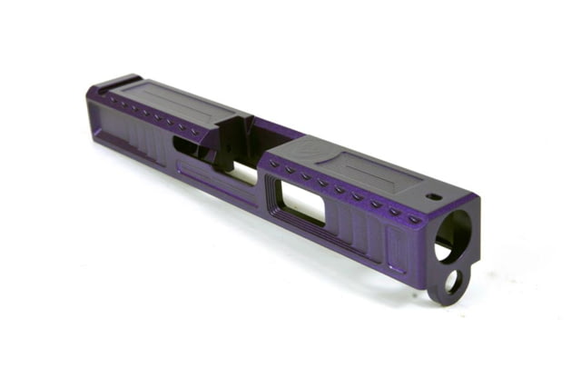 Gun Cuts Viper Slide for Glock 19 No Optic Cut Royal Purple - Gun Cuts