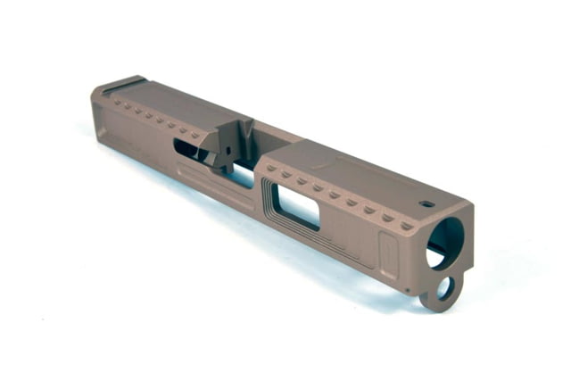 Gun Cuts Viper Slide for Glock 19 No Optic Cut Smoked Bronze - Gun Cuts