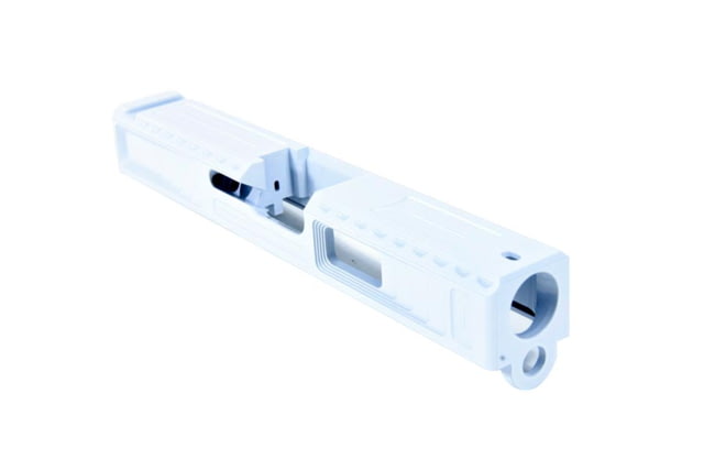 Gun Cuts Viper Slide for Glock 19 No Optic Cut Stormtooper White - Gun Cuts