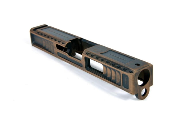 Gun Cuts Viper Slide for Glock 19 Optic Cut Battleworn Copper - Gun Cuts