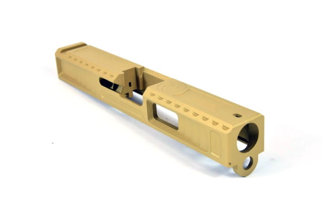 Gun Cuts Viper Slide for Glock 19 Optic Cut Gold - Gun Cuts