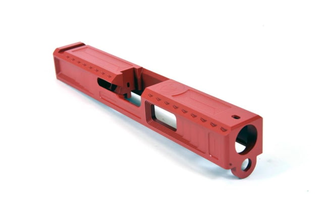 Gun Cuts Viper Slide for Glock 19 Optic Cut USMC Red - Gun Cuts