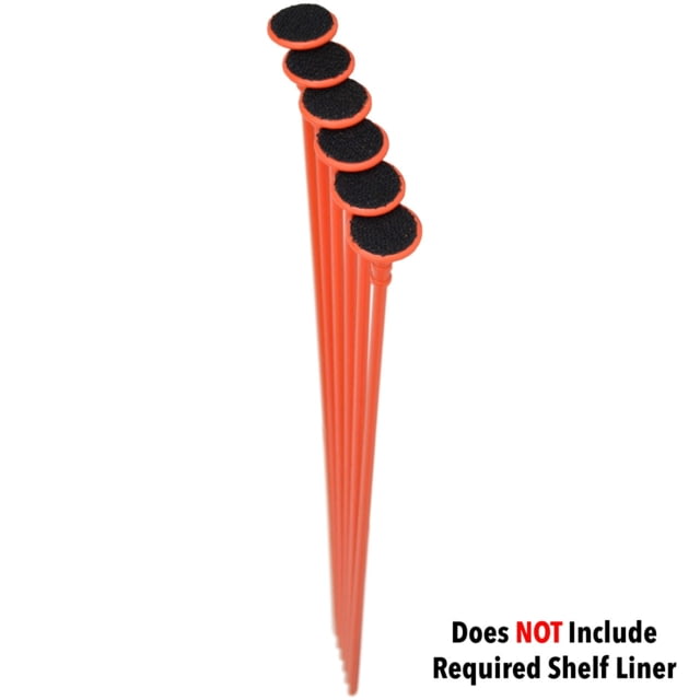 Gun Storage Solutions Gss Orange Rifle Rods .22 Caliber 6-pack - Gun Storage Solutions