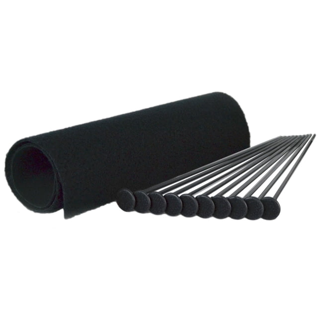 Gun Storage Solutions Gss Small Rifle Rod Kit 10 Blk Rifle Rods .22 Cal 19''x15''