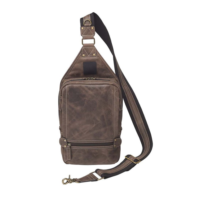 Gun Tote'n Mamas 2.50" x 8" x 12" Sling Backpack, Distressed Brown - Gun Tote'n Mamas