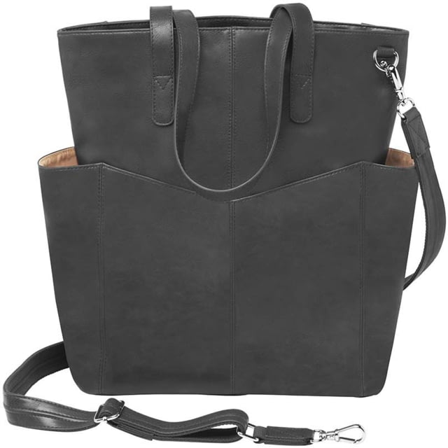 Gun Tote'n Mamas Oversized Leather RFID Travel Tote - Women's Black - Gun Tote'n Mamas
