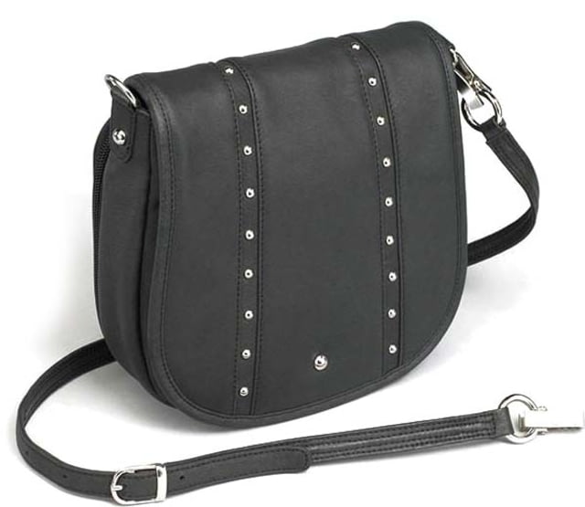 Gun Tote'n Mamas Simple Bling Purse w/Mernickle Holster Black - Gun Tote'n Mamas