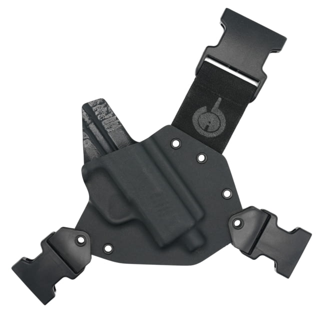 GunfightersINC Ronin Sig Sauer P365X OWB Holster RH Kydex Black - High-Performance and Secure Fit - RO-SIGP365X-0101111 - Gunfighters Inc