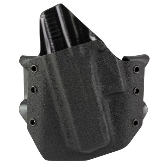 GunfightersINC Ronin Glock G23 OWB Holster LH Kydex Black - Reliable and Efficient Design for Quick Draw - RO-G19-0101112 - Gunfighters Inc