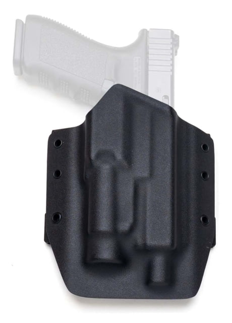 GunfightersINC Sentinel OWB Holster Glock 20/40 Tlr-1 Black/Black Black Harness Left Hand - Gunfightersinc