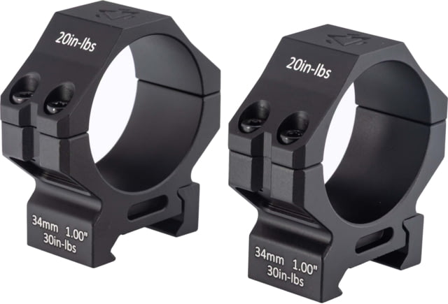GUNNR Sleipnir 34mm 1 inch scope Rings Black