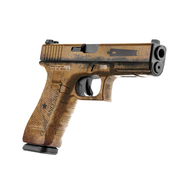 GunSkins Glock 19 Pistol Skin Premium Vinyl Wrap GS Come and Take It - Gunskins