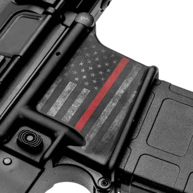 GunSkins Magwell Skin Premium Vinyl Wrap GS Thin Red Line - GunSkins