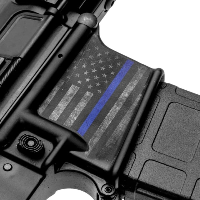 GunSkins Magwell Skin Premium Vinyl Wrap GS Thin Blue Line - GunSkins