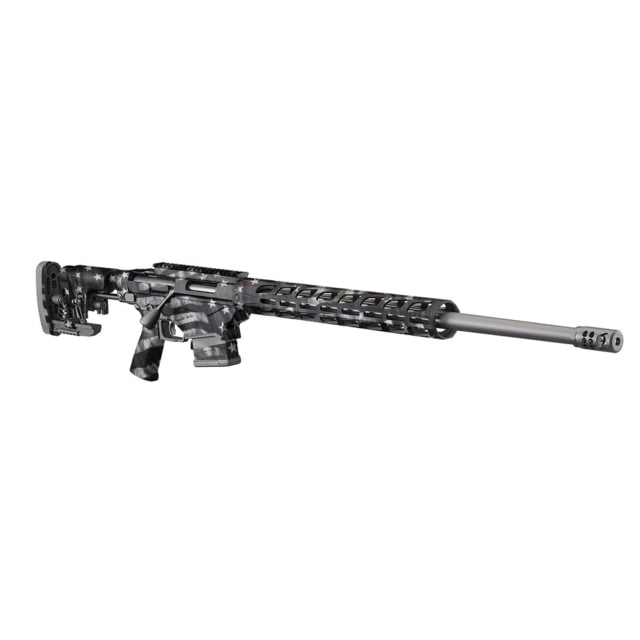 GunSkins Ruger Precision Skin Premium Vinyl Wrap Proveil Victory Grey - GunSkins
