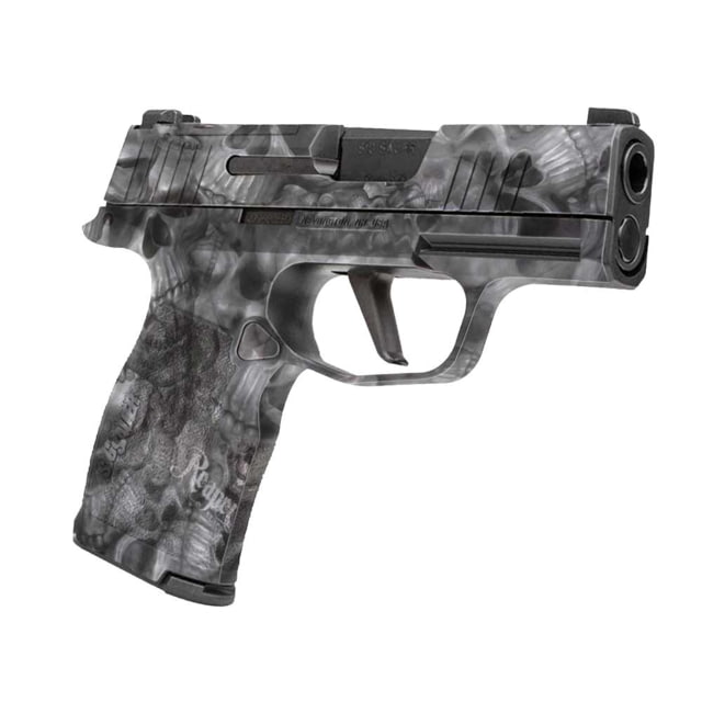 GunSkins Sig Sauer P365 Macro Vinyl Wrap Pistol Skin Proveil Reaper Black - GunSkins