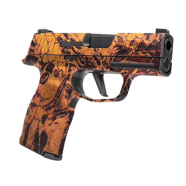 GunSkins Sig Sauer P365 Macro Vinyl Wrap Pistol Skin Prym1 Fire Storm - GunSkins
