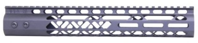 Guntec USA Air Lite M-Lok Free Floating Handguard w/Monolithic Top Rail 12in Black - Guntec Usa