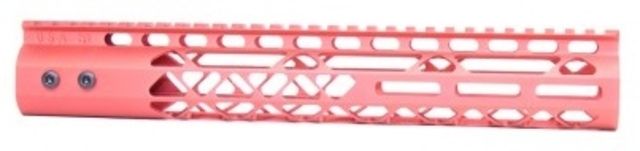 Guntec USA Air Lite M-Lok Free Floating Handguard w/Monolithic Top Rail 12in Red - Guntec Usa