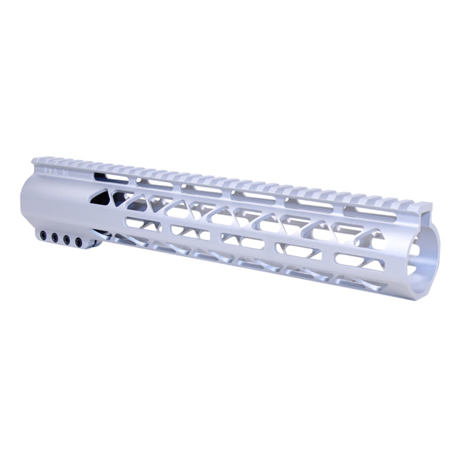 Guntec USA 12in AIR-LOK Series M-LOK Compression Free Floating Handguard With Monolithic Top Rail .308 Cal Anodized Clear - Guntec Usa