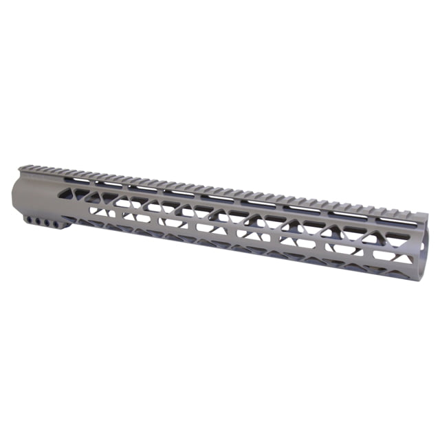 Guntec USA 16.5'' AIR-LOK Series M-LOK Compression Free Floating Handguard w/ Monolithic Top Rail .308 Cal Cerakote Flat Dark Earth - Guntec Usa