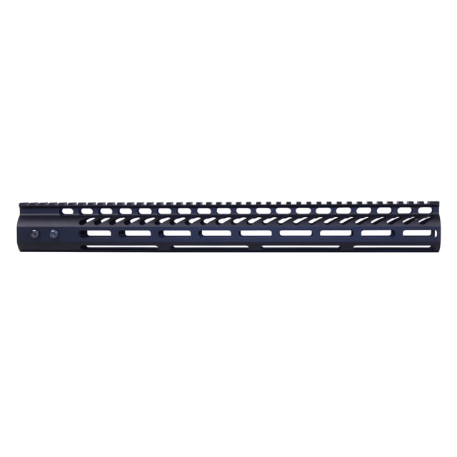Guntec USA 16.5'' Ultra Lightweight Thin M-LOK System Free Floating Handguard w/ Monolithic Top Rail Anodized Black - Guntec Usa