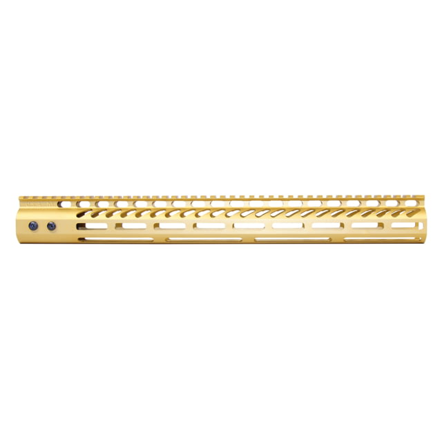Guntec USA 16.5'' Ultra Lightweight Thin M-LOK System Free Floating Handguard w/ Monolithic Top Rail Anodized Gold - Guntec Usa