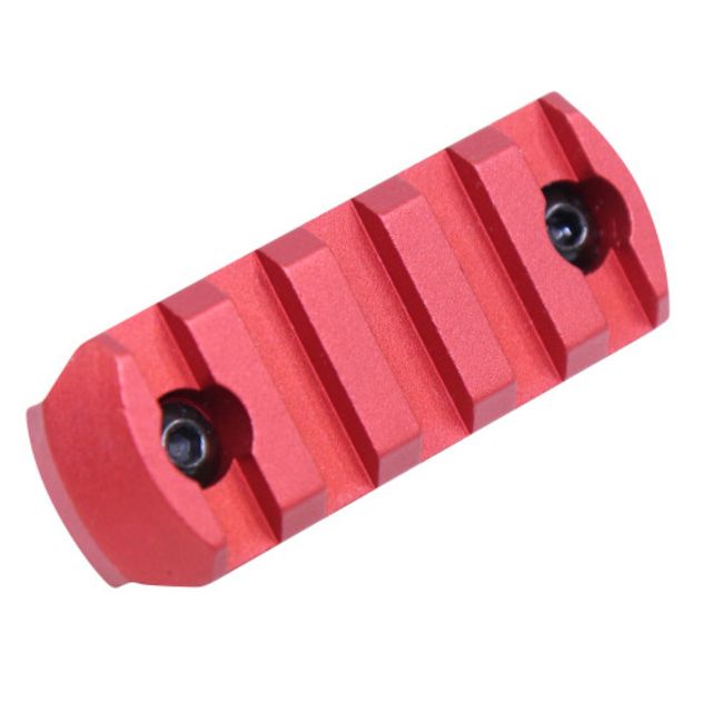 Guntec USA Removable M-Lok Accessory Rail 2.25in Anodized Red - Guntec Usa