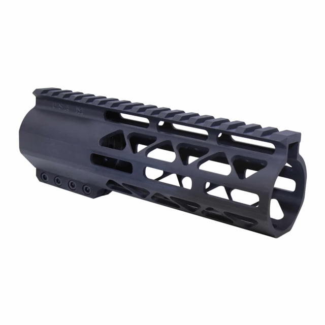 Guntec USA .308 Caliber AIR-LOK Series M-LOK Compression Free Floating Handguard w/Monolithic Top Rail 7in Black