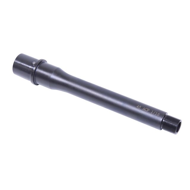 Guntec USA AR .45 ACP Barrel Medium Profile 7.5in 4150 Chrome 1-10 Twist Nitride Black - Guntec Usa