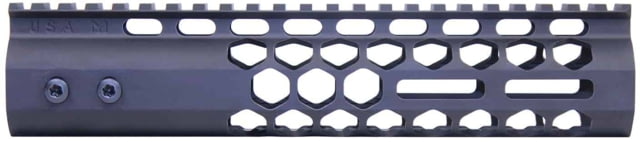 Guntec USA 9in Air Lite Series Honeycomb M-LOK Free Floating Handguard w/ Monolithic Top Rail Anodized Black