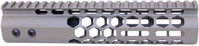 Guntec USA 9in Air Lite Series Honeycomb M-LOK Free Floating Handguard w/ Monolithic Top Rail Flat Dark Earth - Guntec Usa