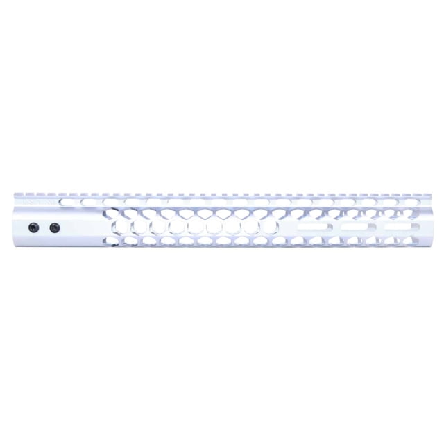 Guntec USA Air Lite Honeycomb Series M-LOK Free Floating Handguard w/Monolithic Top Rail 15in Clear - Guntec Usa