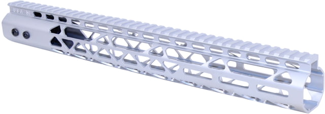 Guntec USA Air Lite M-LOK System Free Floating Handguard With Monolithic Top Rail 15in Anodized Clear - Guntec USA