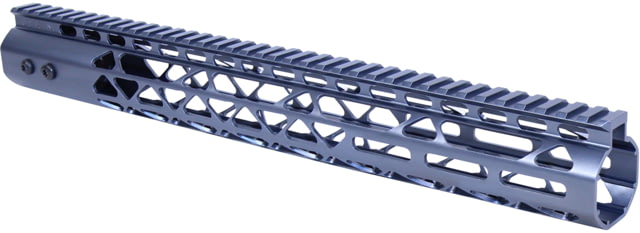 Guntec USA Air Lite M-LOK System Free Floating Handguard With Monolithic Top Rail 15in Anodized Grey - Guntec USA