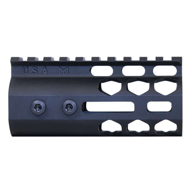 Guntec USA Guntec USA Air Lite Series Honeycomb M-LOK Free Floating Handguard w/ Monolithic Top Rail 4in Anodized Black