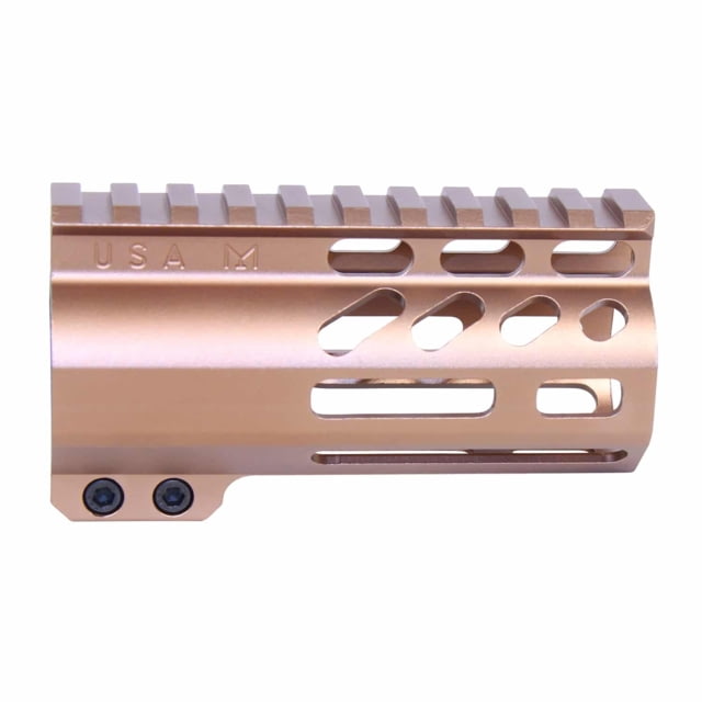 Guntec USA Guntec USA AirLok Series M-LOK Compression Free Floating Handguard w/Monolithic Top Rail 4in Bronze