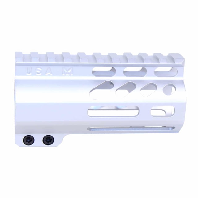 Guntec USA AirLok Series M-LOK Compression Free Floating Handguard w/Monolithic Top Rail 4in Clear - Guntec Usa