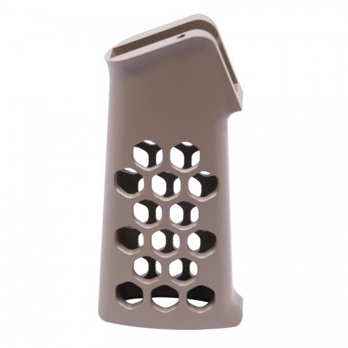 Guntec USA Airlite Series Skeletonized Aluminum Pistol Grip Flat Dark Earth - Guntec Usa