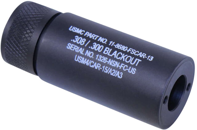 Guntec USA AR-10 3in Fake Suppressor Laser Engraved Anodized Black - Guntec Usa