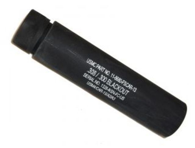 Guntec USA AR-10 5.5in Fake Suppressor .300 AAC/.308 Cal Black