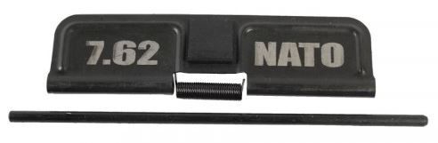 USED Guntec USA AR-10/LR-308 Ejection Port Dust Cover Assembly Lasered w/7.62NATO 308GATE-762NATO EDEMO1 Used Condition Fair Scratches - Guntec Usa